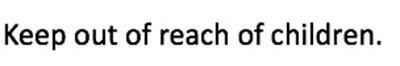 Keep Out Of Reach Of Children (Keep Out Of Children)